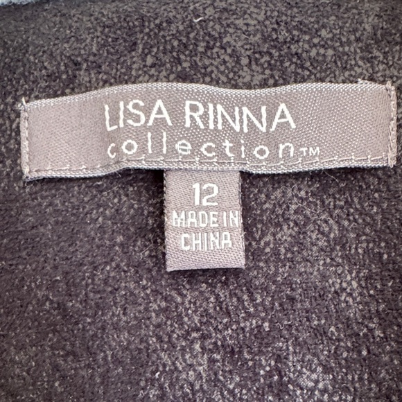 Lisa Rinna Collection Faux Suede Jacket with Faux Fur Lining – Size 12 - Picture 4 of 10